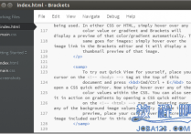 适用于Mac的文本编辑器Brackets 2.2.0下载